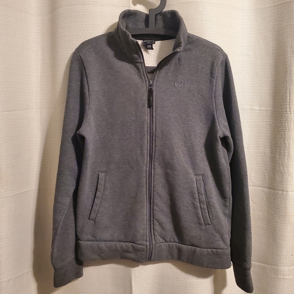 Bench Other - (3/$20) Bench Men's Grey Fleece Zip-Up Sweater Size S